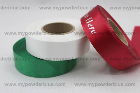 1 inch x 50 meters Satin Ribbons shot