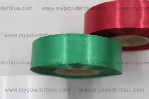 1 inch x 50 meters Satin Ribbons shot