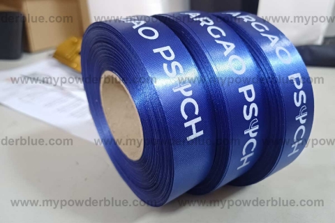 1 inch x 50 meters Satin Ribbons sample