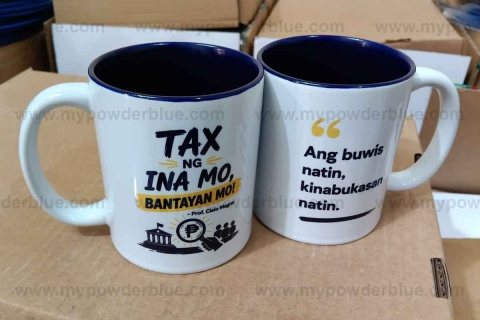 11 oz Two Tone Ceramic Mugs sample