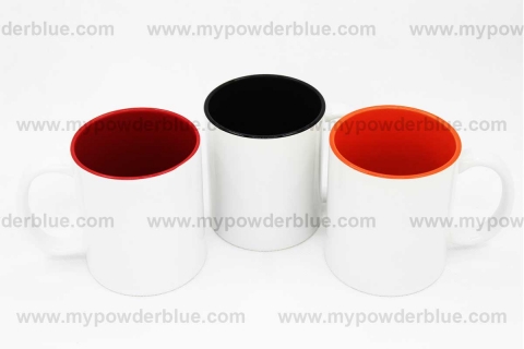 11 oz Two Tone Ceramic Mugs shot