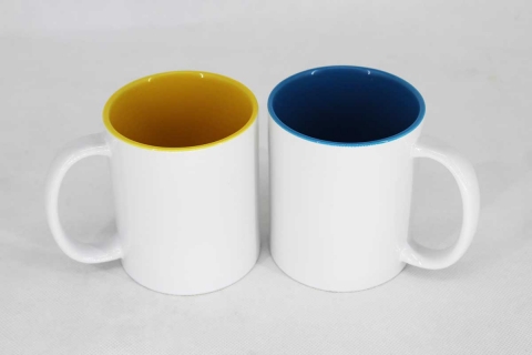 11 oz Two Tone Ceramic Mugs shot