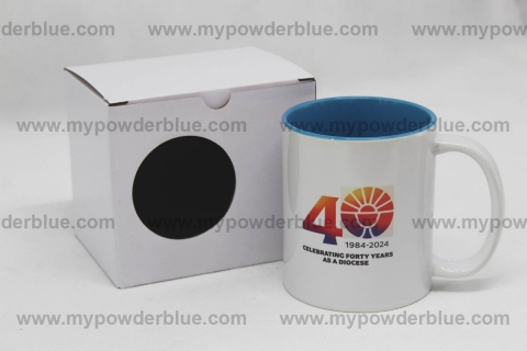 11 oz Two Tone Ceramic Mugs packaging