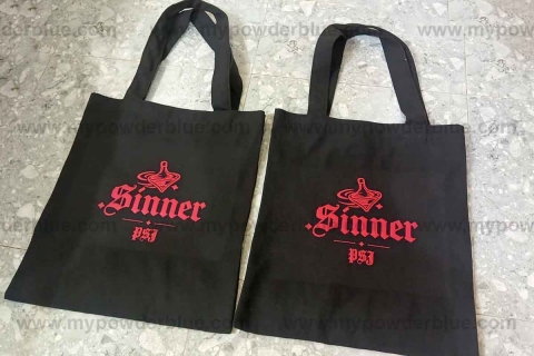 13 x 15 Color Katsa Tote Bags sample