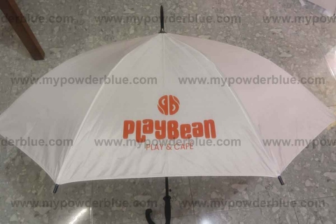 23 inches Cheapest Straight Promotional Umbrellas with J Handle sample