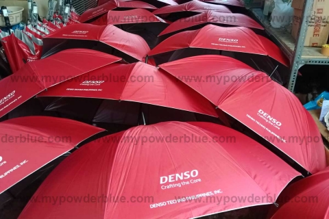 28 inches Cheapest Straight Promotional Umbrellas with Plastic Handle sample