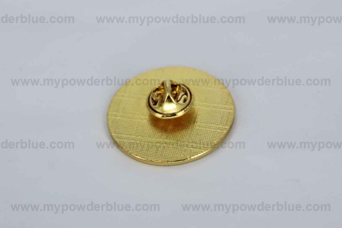 3 cm Diameter Round Metal Lapel Pins shot