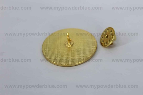 3 cm Diameter Round Metal Lapel Pins shot