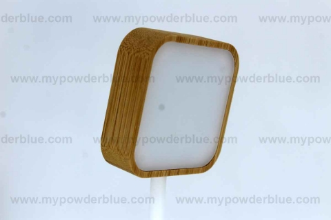 2-in-1 Bamboo Wireless Charging Pads with Night Lamp shot