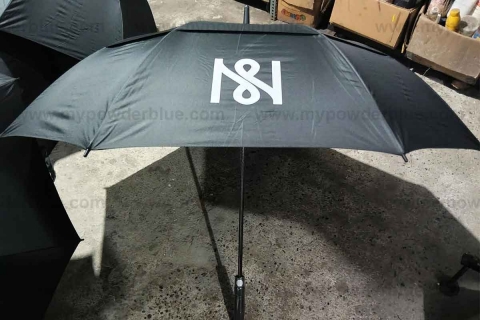 30 inches Double-Canopy Golf Umbrellas with EVA foam Handle sample