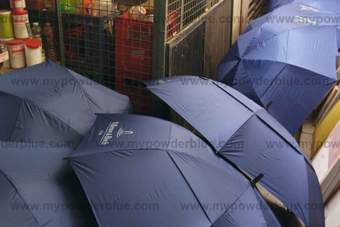 30 inches Double-Canopy Golf Umbrellas with EVA foam Handle sample