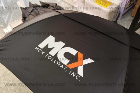 30 inches Double-Canopy Golf Umbrellas with EVA foam Handle sample
