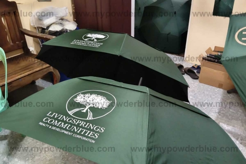 30 inches Double-Canopy Golf Umbrellas with EVA foam Handle sample
