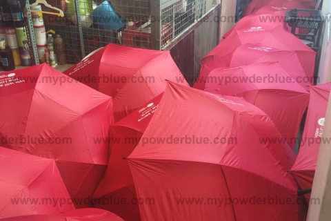 30 inches Double-Canopy Golf Umbrellas with EVA foam Handle sample