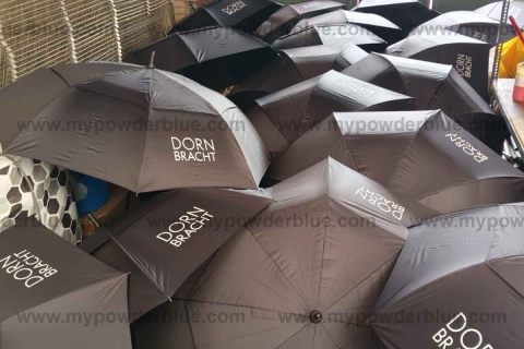 30 inches Double Canopy Umbrellas with EVA Foam Handle sample
