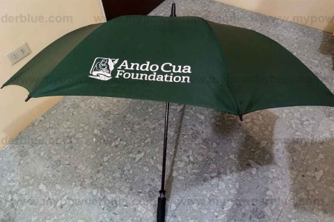 30 inches Single Canopy Pongee Umbrellas sample