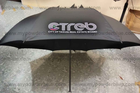 30 inches Single Canopy Pongee Umbrellas sample