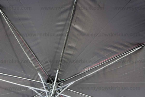 30 inches Single Canopy Pongee Umbrellas with UV Protection shot