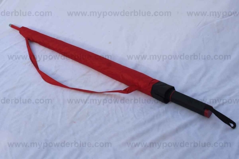 30 inches Single Canopy Pongee Umbrellas with UV Protection shot