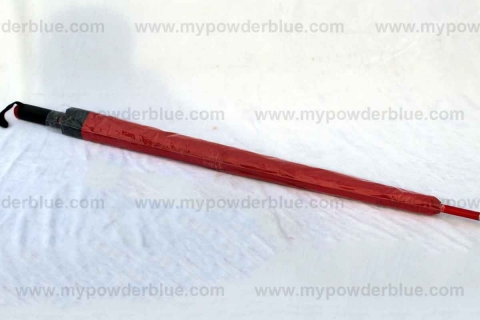 30 inches Single Canopy Pongee Umbrellas with UV Protection packaging