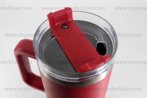 40 oz PACIFIC STAR Travel Mugs with Handle and Straw shot
