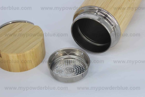 450 ml Bamboo Thermo Tumblers shot