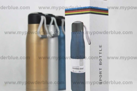 500 ml Double-Wall Vacuum Bottle with String packaging