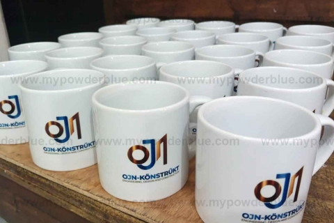 6 oz White Ceramic Espresso Cups sample