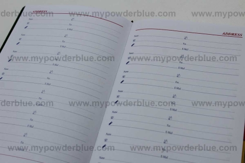 2027 A5 Soft Leatherette Bound Planners with Sign Pen shot