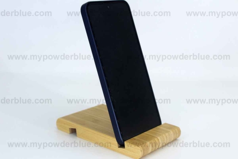 Bamboo Desktop Phone Stands shot