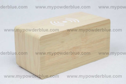 Cube Desk Alarm Clock with Wireless Charging Pad #8 shot