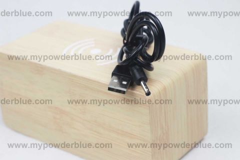 Cube Desk Alarm Clock with Wireless Charging Pad #8 shot