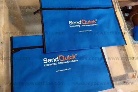 Flat Polyester Document Bags sample