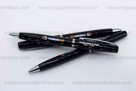 Glossy Metal Ball Point Pen sample