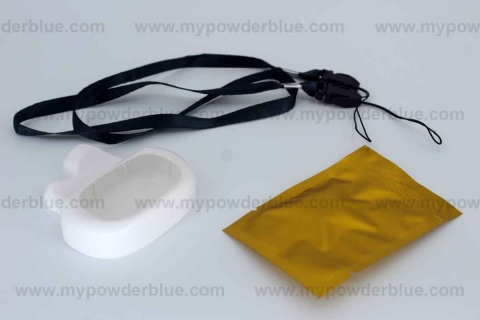Handheld Rechargeable USB Fan with Stand and Lanyard shot
