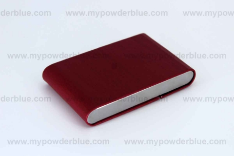 Leatherette-Covered Magnetic Business Card Holders shot