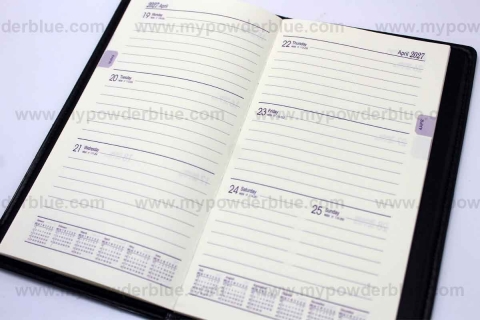 2027 Leatherette Mini Planners 1 shot