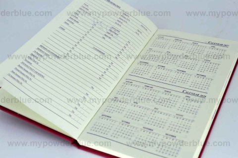 2027 Leatherette Mini Planners 2 shot