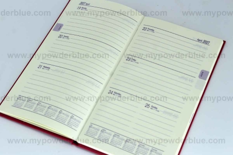 2027 Leatherette Mini Planners 2 shot