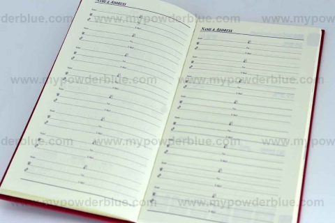 2027 Leatherette Mini Planners 2 shot