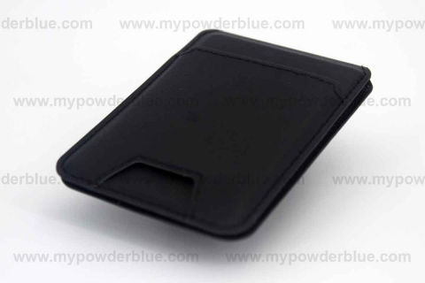MagSafe-Compatible Leatherette Phone Stands with Card Slots shot