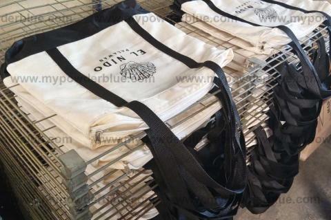 Natural Tote Bag with Trim Colors sample