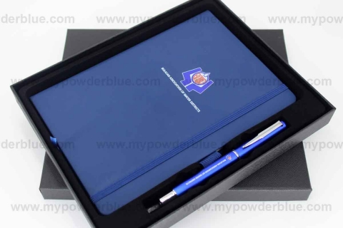 Notebook and Plastic Pen - Gift Set for Clients #9 sample