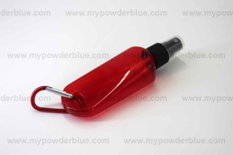 Promotional Alcohol Spray Bottles with Carabiner shot