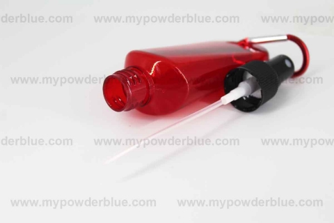 Promotional Alcohol Spray Bottles with Carabiner shot