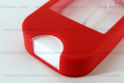 Rectangular Alcohol Spray Bottles with Carabiner shot