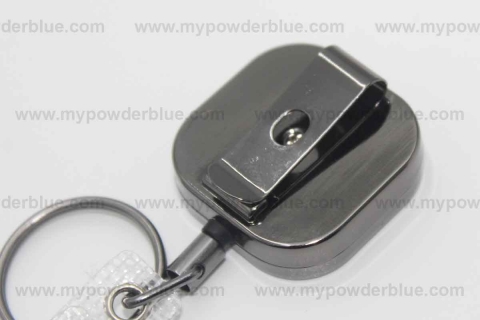 Retractable Metal Badge Reels with Slip Clip shot