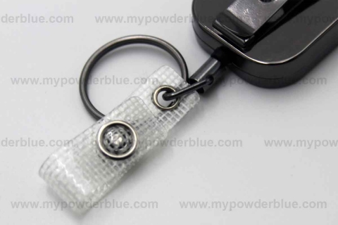 Retractable Metal Badge Reels with Slip Clip shot