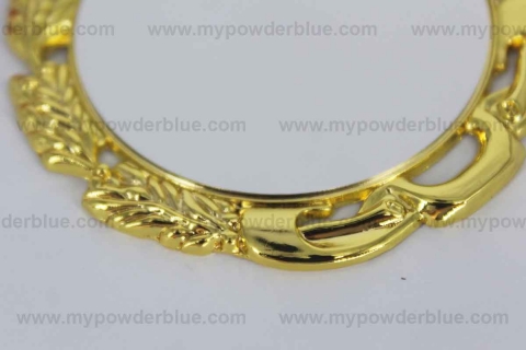 Round Medals with Laurel Leaves Symbol shot