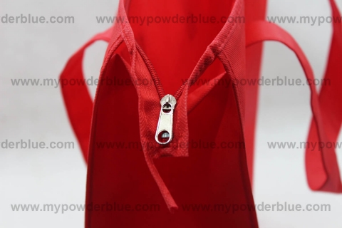 Spacious Non-Woven Eco Bags with Zipper shot